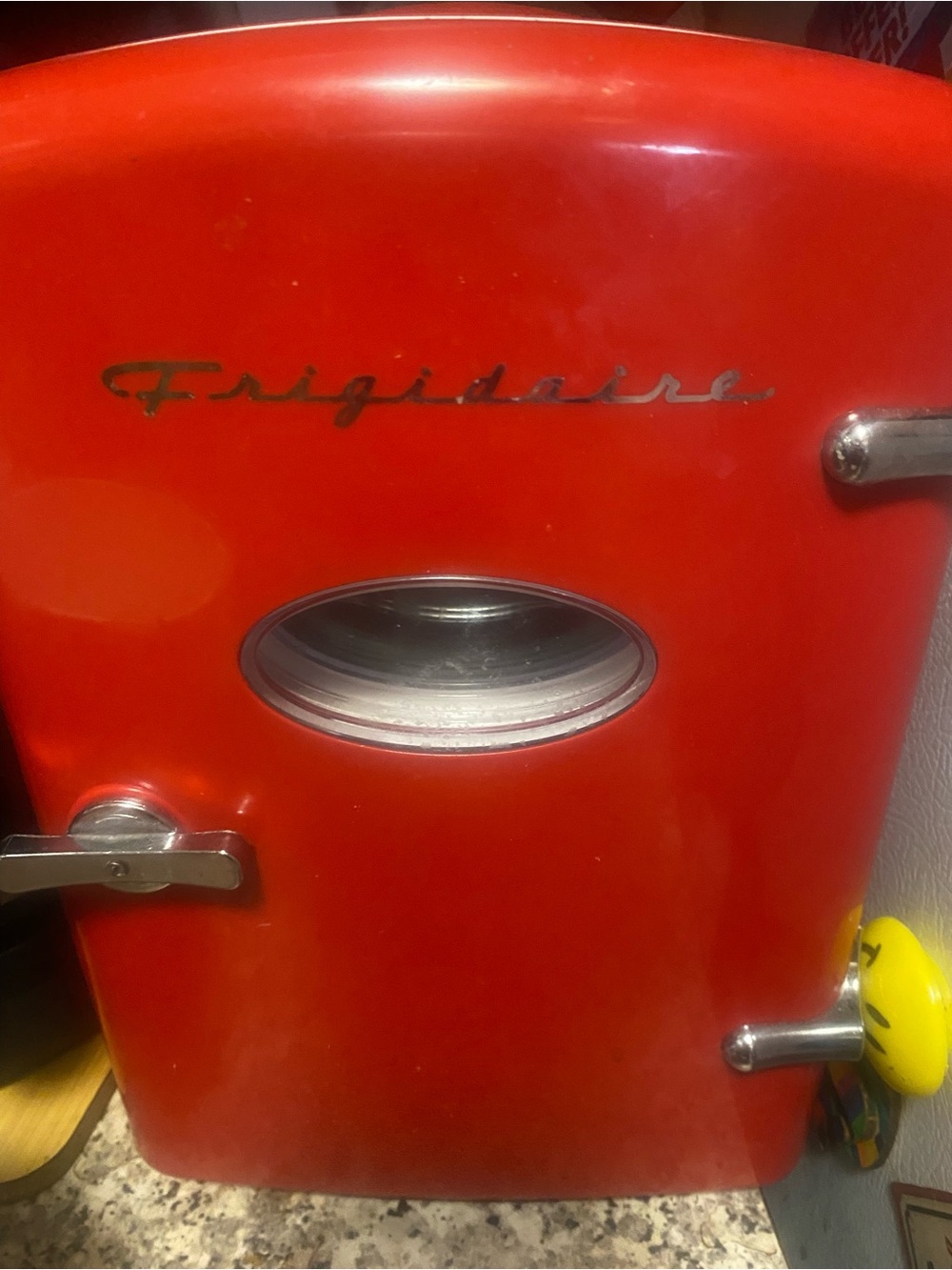 Retro Mini Refrigerator - Red